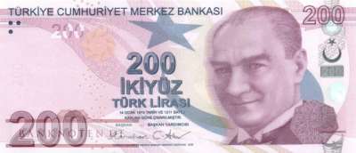 Turkey - 200  Lira (#227g_UNC)