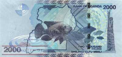 Uganda - 2.000  Shillings (#050d_UNC)