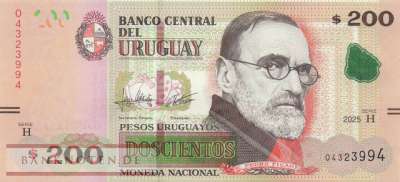Uruguay - 200 Pesos Uruguayos (#096c_UNC)