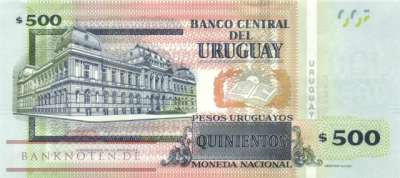 Uruguay - 500  Pesos Uruguayos (#097c_UNC)