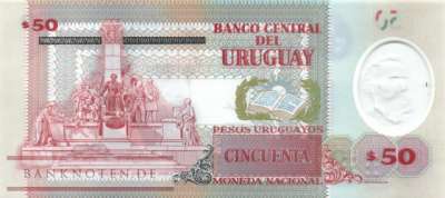 Uruguay - 50  Pesos Uruguayos (#102a-A_UNC)