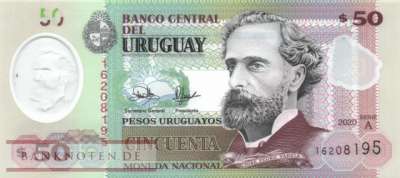 Uruguay - 50  Pesos Uruguayos (#102a-A_UNC)