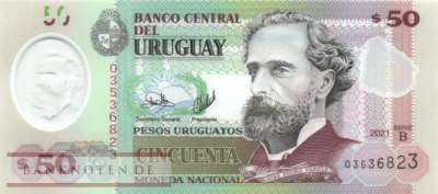 Uruguay - 50  Pesos Uruguayos (#102a-B_UNC)