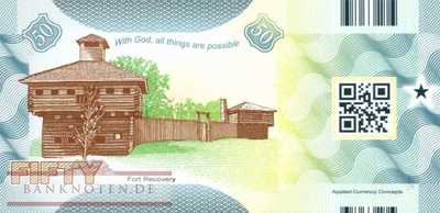 USA - Ohio - 50  Dollars - fantasy banknote - polymer (#1017_UNC)