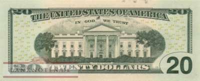 USA - 20  Dollars (#546b-B_UNC)