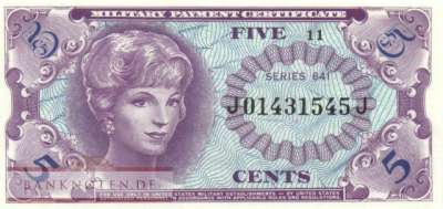 USA - 5  Cents (#M57_UNC)