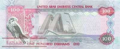 Vereinigte Arabische Emirate - 100  Dirhams (#034_UNC)