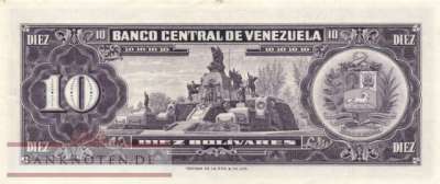 Venezuela - 10  Bolivares (#045e_VF)