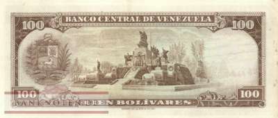 Venezuela - 100  Bolivares (#048h_VF)