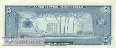 Venezuela - 5  Bolivares (#049_AU)