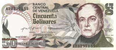 Venezuela - 50  Bolivares (#058a_UNC)