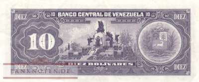 Venezuela - 10  Bolivares (#061b_VF)