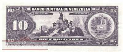 Venezuela - 10  Bolivares (#062_AU)