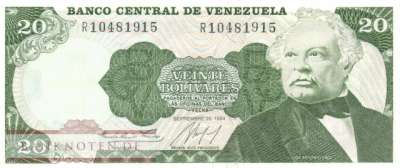 Venezuela - 20  Bolivares (#064_UNC)