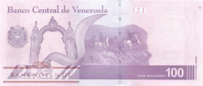 Venezuela - 100  Bolivares Digitales (#119a_UNC)