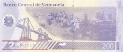 Venezuela - 200  Bolivares Digitales (#120a_UNC)