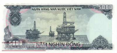 Vietnam - 5.000  Dong (#104a_UNC)