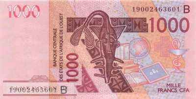 Benin - 1.000  Francs (#215Br_UNC)