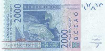 Togo - 2.000  Francs (#816Ti_UNC)
