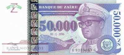 Zaire - 50.000  Nouveaux Zaires (#075_UNC)