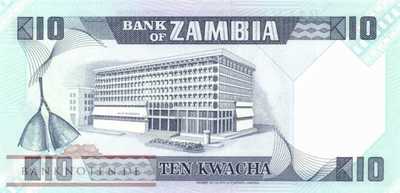 Sambia - 10  Kwacha (#026d_UNC)