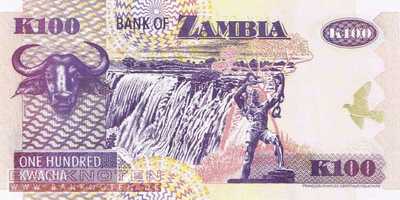 Sambia - 100  Kwacha (#038f_UNC)