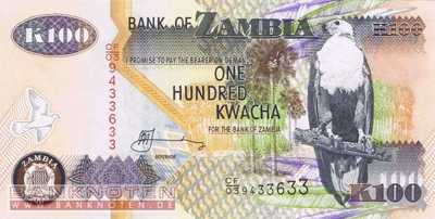 Sambia - 100  Kwacha (#038f_UNC)