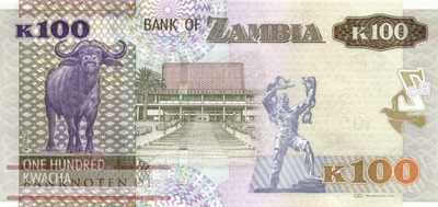 Sambia - 100  Kwacha (#054a_UNC)