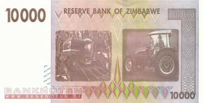 Zimbabwe - 10.000  Dollars (#072_UNC)