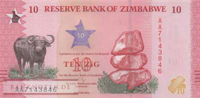 Zimbabwe - 10 ZiG (#115_UNC)