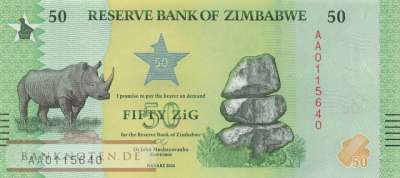 Zimbabwe - 50 ZiG (#117_UNC)