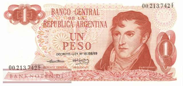 Argentinien - 1  Peso (#293-F_UNC)