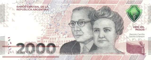 Argentinien - 2.000  Pesos (#368a-D_UNC)