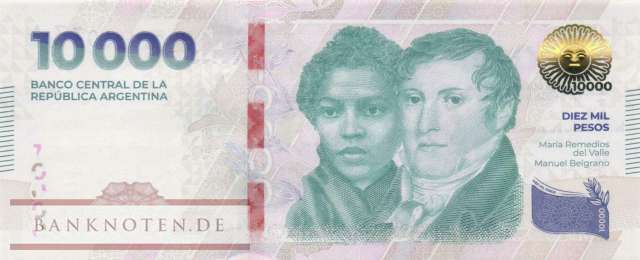 Argentina - 10.000  Pesos (#369-A_UNC)