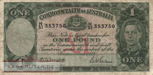 Australia - 1  Pound (#026b_F)