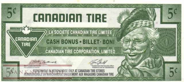 Kanada - Canadian Tire - 5  Cents - Gutschein (#951_AU)