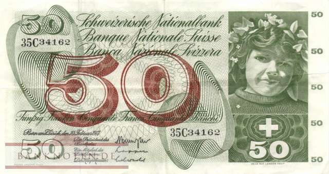 Schweiz - 50  Franken (#048k-U42_VF)