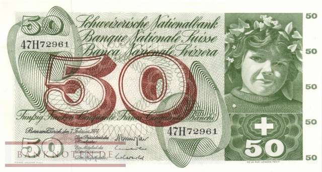 Schweiz - 50  Franken (#048n-U45_XF)