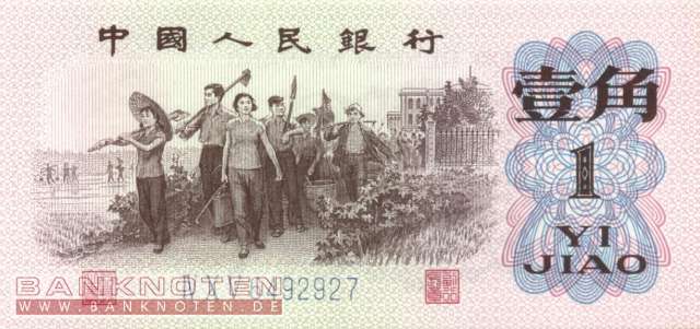 China - 1  Jiao (#877c_UNC)