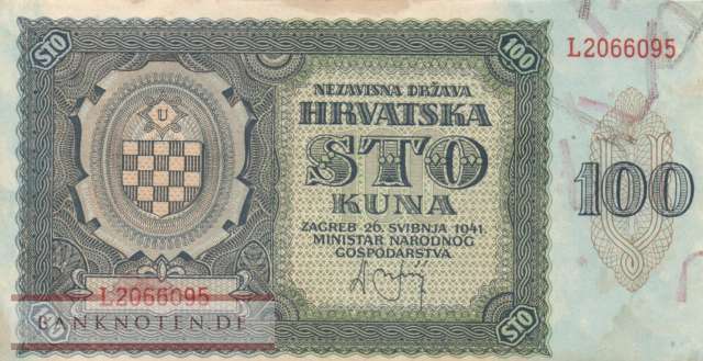 Kroatien - 100 Kuna (#002_AU)