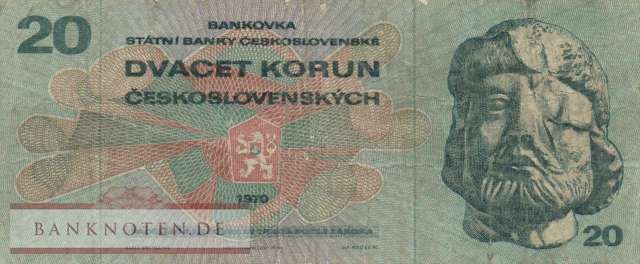 Czechoslovakia - 20  Korun (#092d_VG)