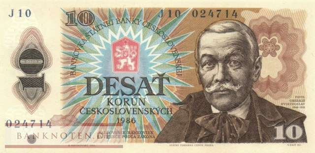 Czechoslovakia - 10  Korun (#094a_UNC)