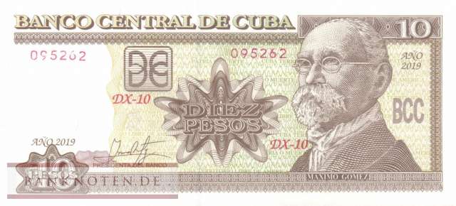 Cuba - 10  Pesos (#117u_UNC)