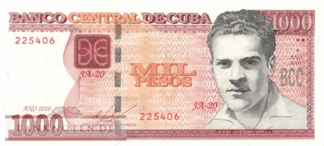 Cuba - 1.000  Pesos (#132a_UNC)