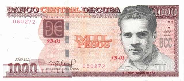 Cuba - 1.000  Pesos (#132b_UNC)