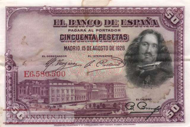 Spanien - 50 Pesetas (#075b_VF)