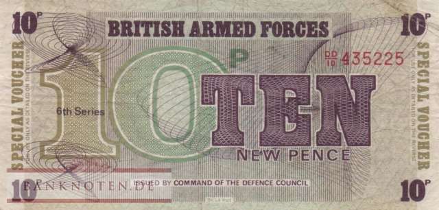 Grossbritannien - 10  New Pence (#M045_F)