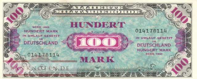 Deutschland - 100  Mark (#AMB-07a_XF)