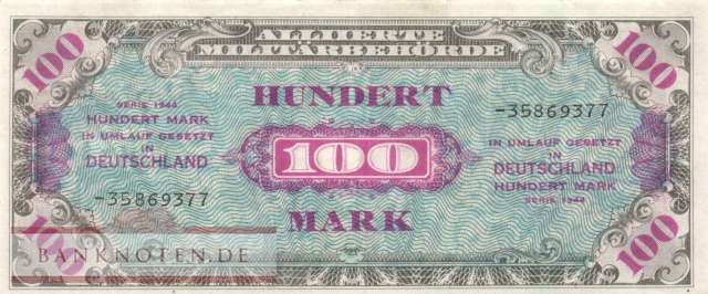 Deutschland - 100  Mark (#AMB-07d_XF)