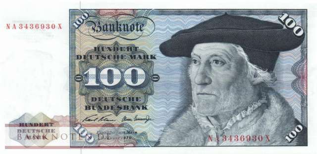 Germany - 100  Deutsche Mark (#BRD-17a-NA_UNC)